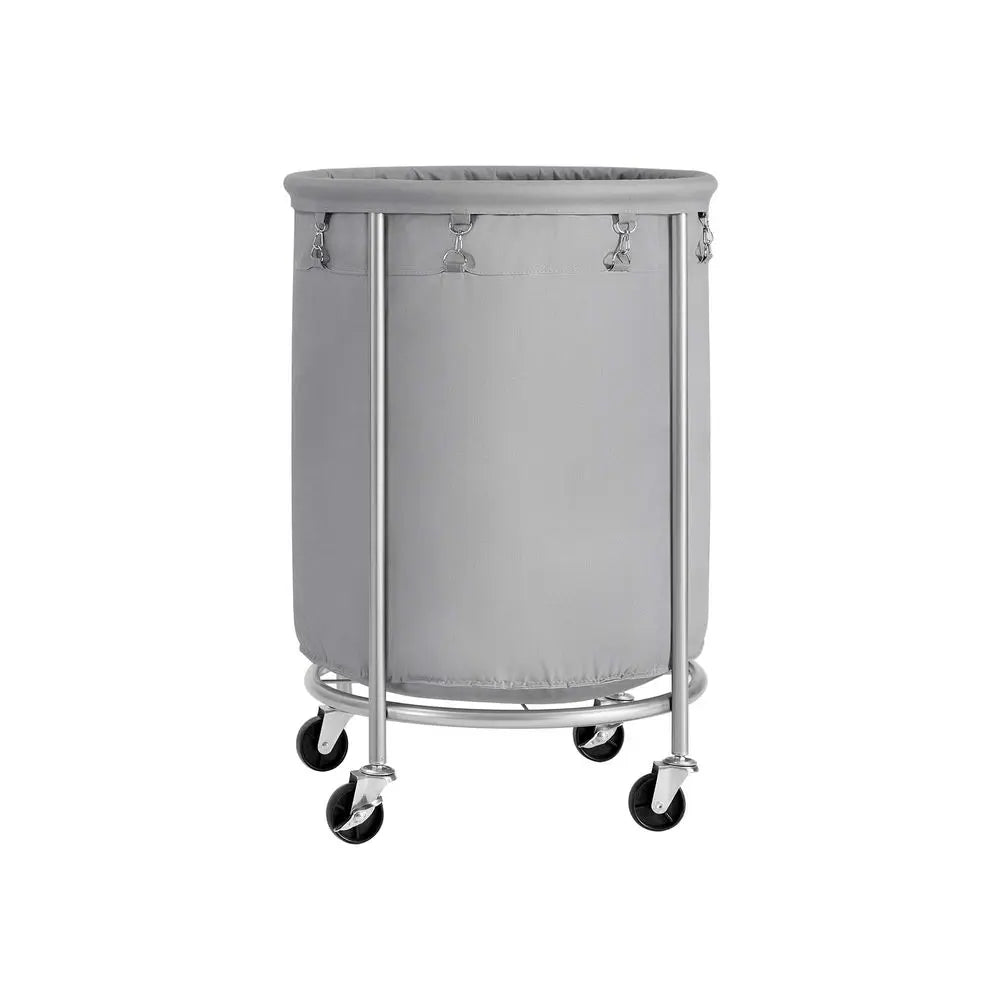 Wheeled laundry baskets, rolling laundry baskets, round laundry carts